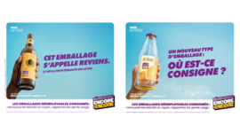 Campagne de communication pour le lancement d&rsquo;une expérimentation de réemploi des emballages