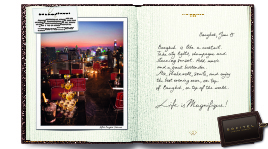 Carnet de voyage Bangkok