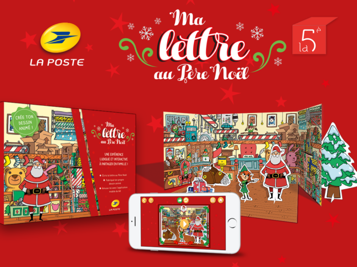 LA POSTE / Lancement national coffret interactif Ma Lettre au Père Noël