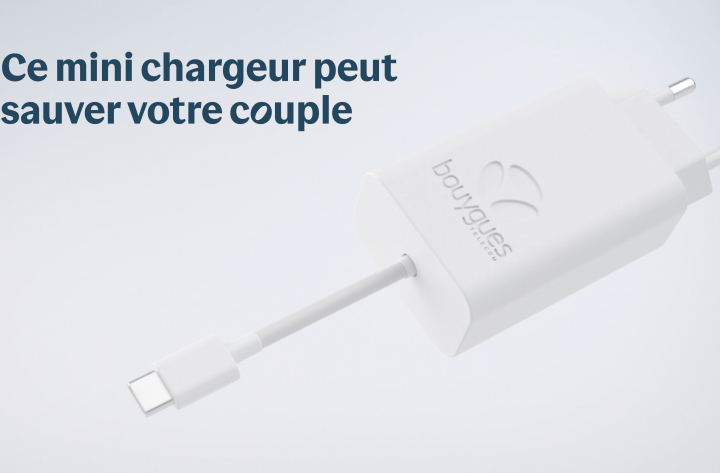 Pour la Saint-Valentin, Bouygues Telecom et BETC présentent le mini-chargeur