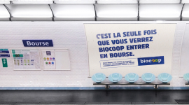 Campagne Print, Digital, Social Media – Biocoop rentre en Bourse !