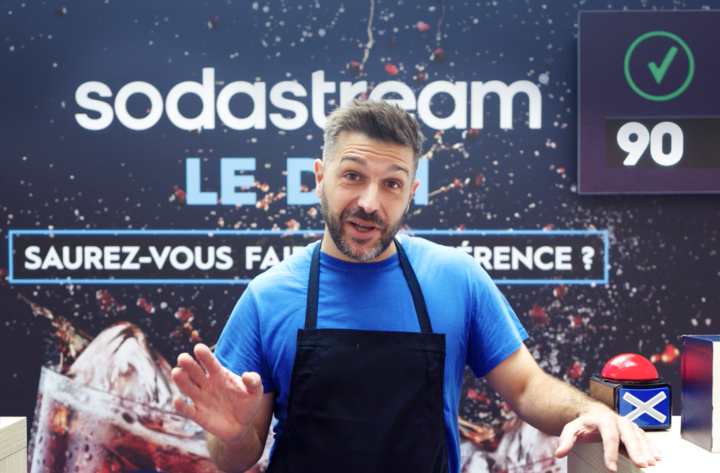 Après un gain de compétition, Notchup lance l&rsquo;activation « Le Défi » pour Sodastream