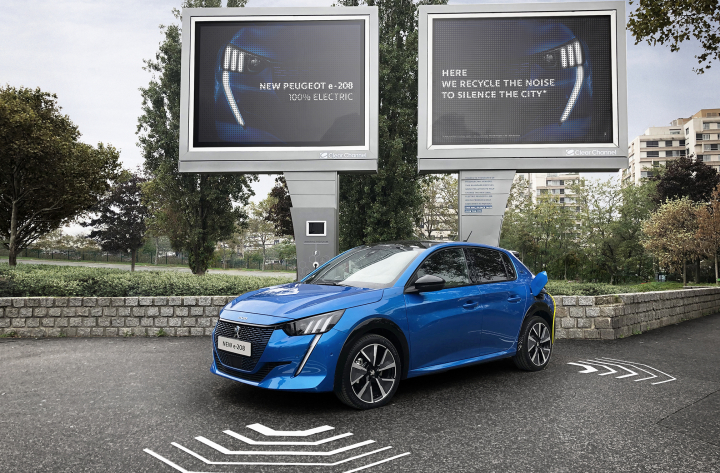 La piézoélectricité pour recharger la nouvelle PEUGEOT e-208