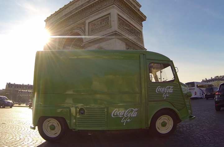 La vague verte Coca-Cola life