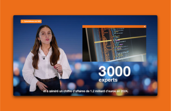 Production de vidéos pour les conférences Orange Leaders Meeting 2025/2026