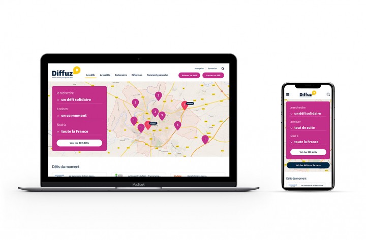 Diffuz – Réseau social solidaire