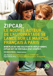 RELATIONS MEDIA DE ZIPCAR BY LE PUBLIC SYSTEME